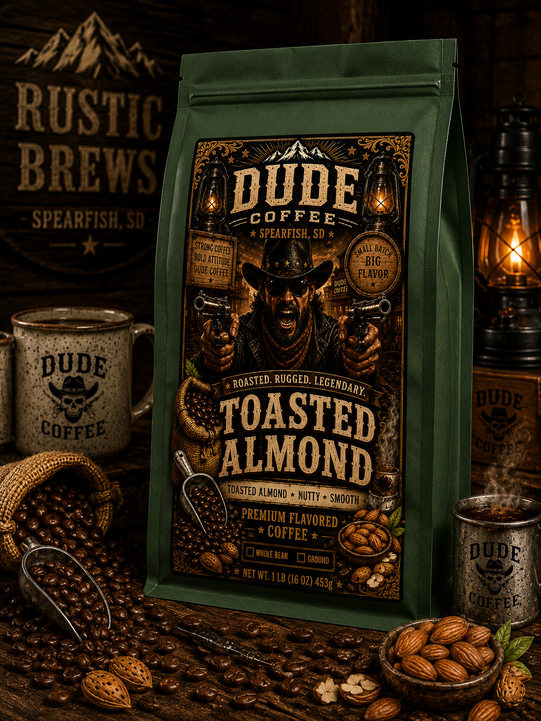 Toasted Almond | 1 lb Flavored Coffee