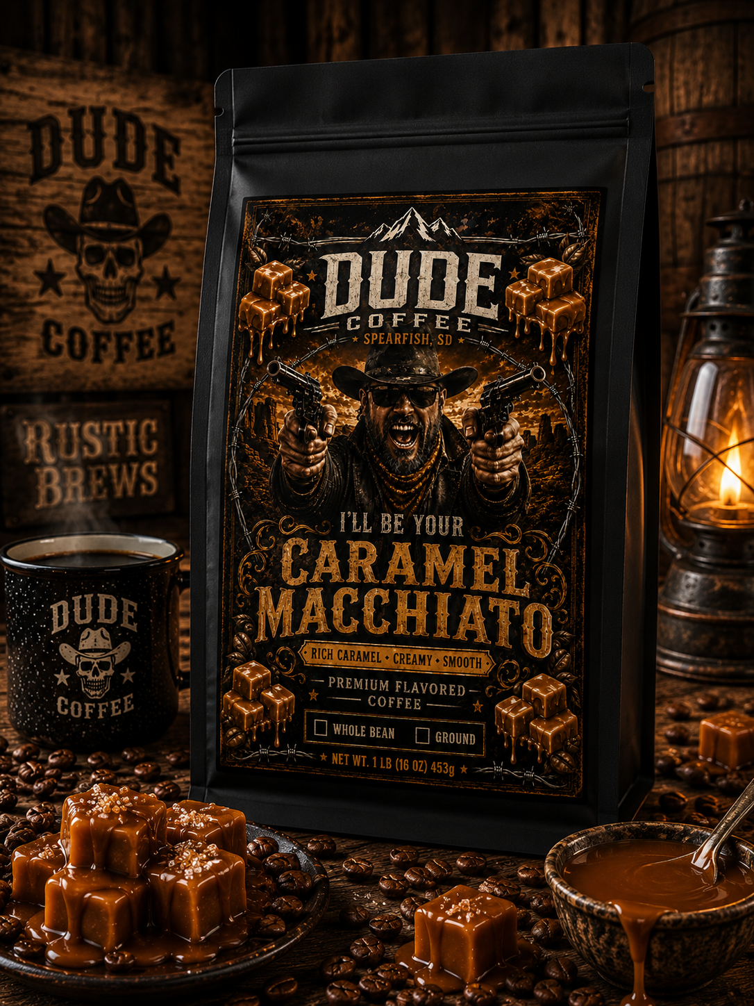 Caramel Macchiato | 1 lb Flavored Coffee
